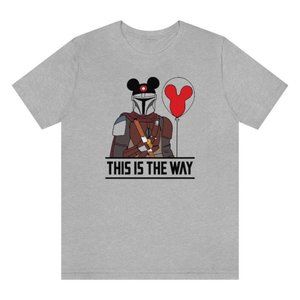 This Is The Way Mandalorian Mickey Mouse Ears Disney T-Shirt